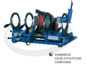 Kombinovaný přípravek pro čelní i polyfúzní svařování